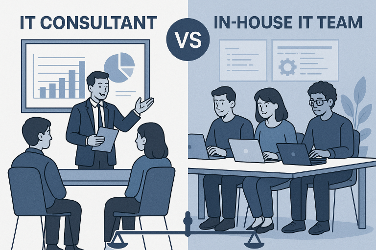 IT Consultant and In-House IT Team